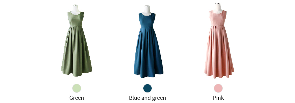 long dress mint color image-S12L3