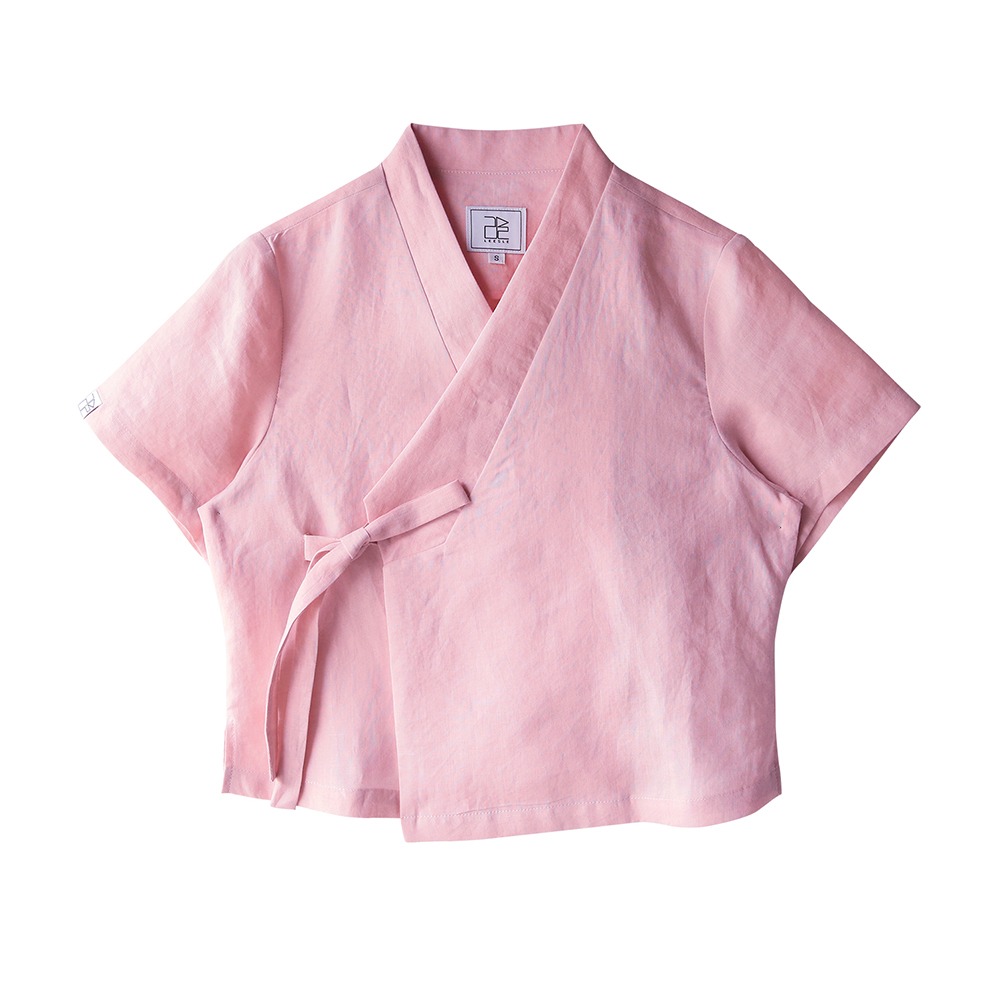 린네니아 중저고리 [핑크]한복셔츠 한복저고리 한복상의