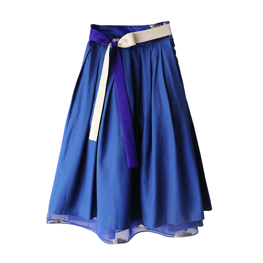 skirt violet color image-S1L28